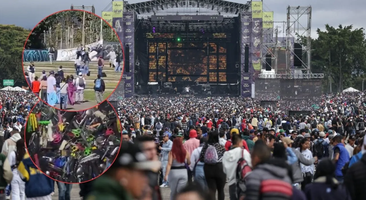 Disturbios en el festival de Hip Hop al Parque Policías agredidos y disturbios en festival de Hip Hop al Parque