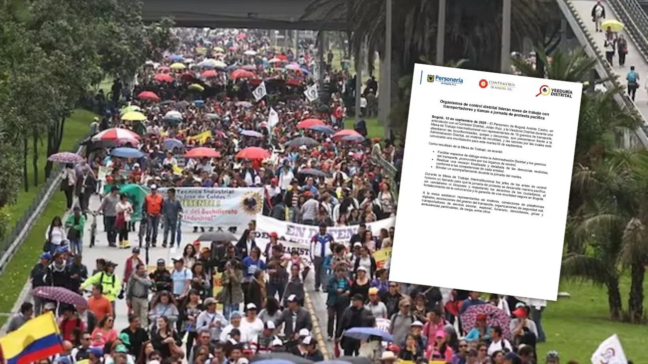 Diversos gremios del transporte convocaron la movilización en Bogotá. ¿Intentan conjurar movilización de este martes con mesa de trabajo promovida por las 'ías'?