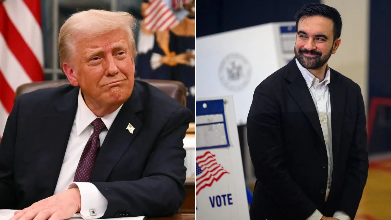 Donald Trump y Zohran Mamdani Zohan Mamdani se perfiló como posible alcalde de Nueva York en medio de los ataques de Donald Trump