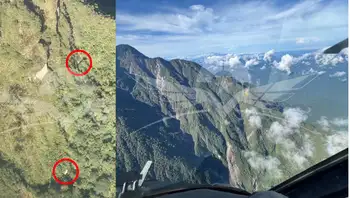 ¿Dónde buscan la aeronave? Así es la zona rural de Tadó, Chocó Fuerza Aeroespacial publica fotos de lo que serían partes de la aeronave de misión médica