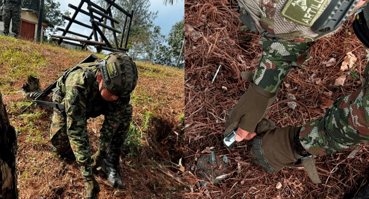 Ejército destruyó dos explosivos en una escuela rural de Cajibío (Cauca) con 25 alumnos. Ejército destruyó dos explosivos en una escuela de Cajibío, Cauca, donde estudian 25 niños