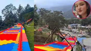 El accidente ocurrió en un tobogán extremo de un complejo turístico en Chinácota. Video | Así fue el accidente en tobogán que terminó con la muerte de una joven en Chinácota