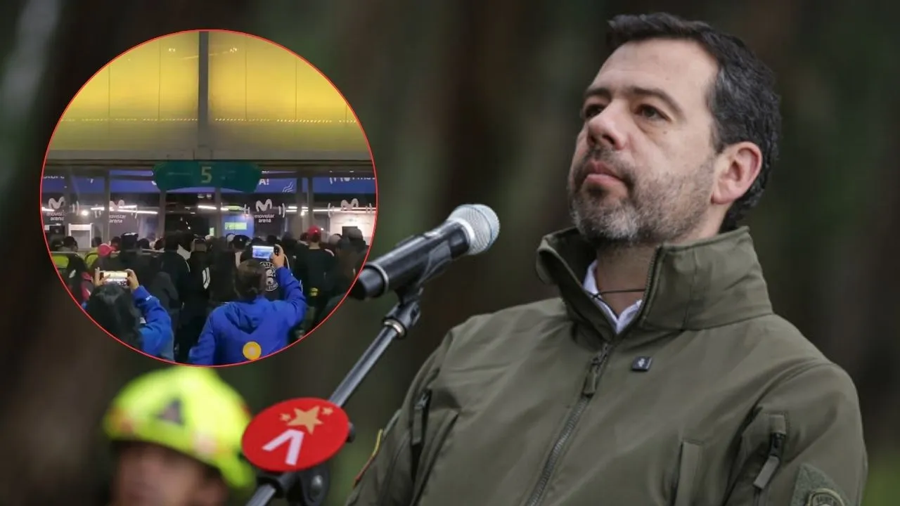 El alcalde Carlos Fernando Galán se refirió a los desmanes en el Movistar Arena Alcalde confirma muerte de una persona en antesala del concierto de Damas Gratis
