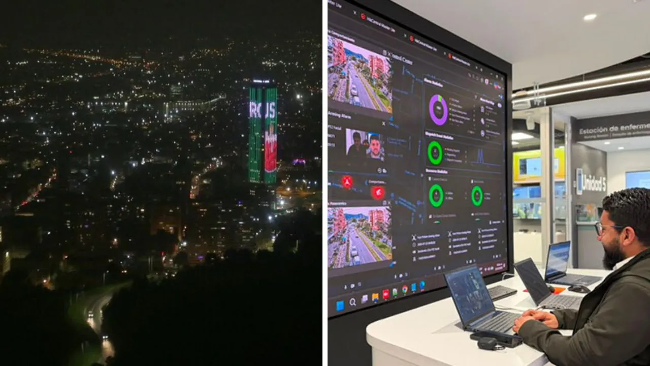 El alumbrado inteligente incorpora IA para fortalecer la seguridad en Bogotá. Bogotá pone en marcha su primer piloto de alumbrado inteligente: así funcionará