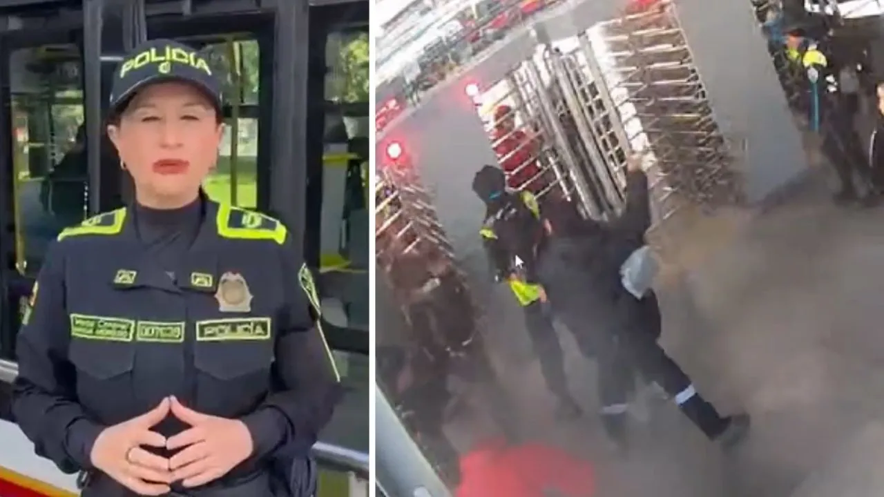 El ataque con martillo contra un guarda ocurrió tras intervenir ante un intento de evasión Agresión en TransMilenio: capturan a sujeto que golpeó con un martillo a guarda de seguridad
