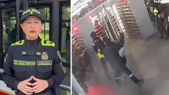 El ataque con martillo contra un guarda ocurrió tras intervenir ante un intento de evasión Agresión en TransMilenio: capturan a sujeto que golpeó con un martillo a guarda de seguridad