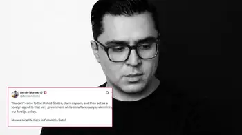 El mensaje del senador estadounidense indica que lo deportarán El mensaje de Bernie Moreno a Beto Coral: "Que te vaya bien en Colombia"