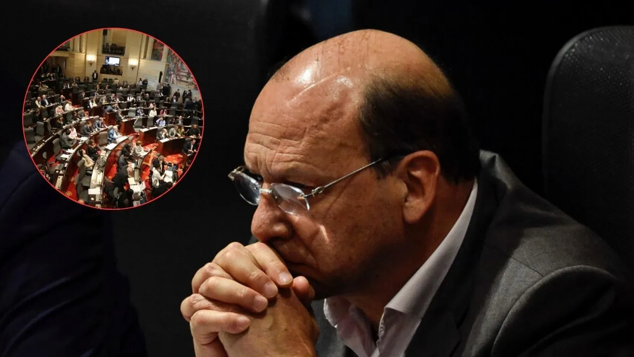 El ministro de Hacienda, Germán Ávila, en la sesión de comisiones del Congreso Se hundió la Reforma Tributaria en el Congreso de la República