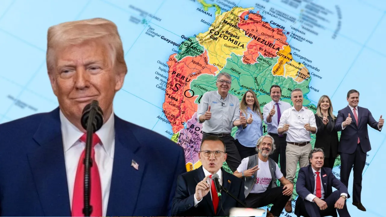 El próximo presidente de Colombia tendrá el reto de manejar la política de Donald Trump De la doctrina Monroe a la 'Donroe': ¿Qué busca Trump en América Latina y qué piensan los candidatos colombianos?