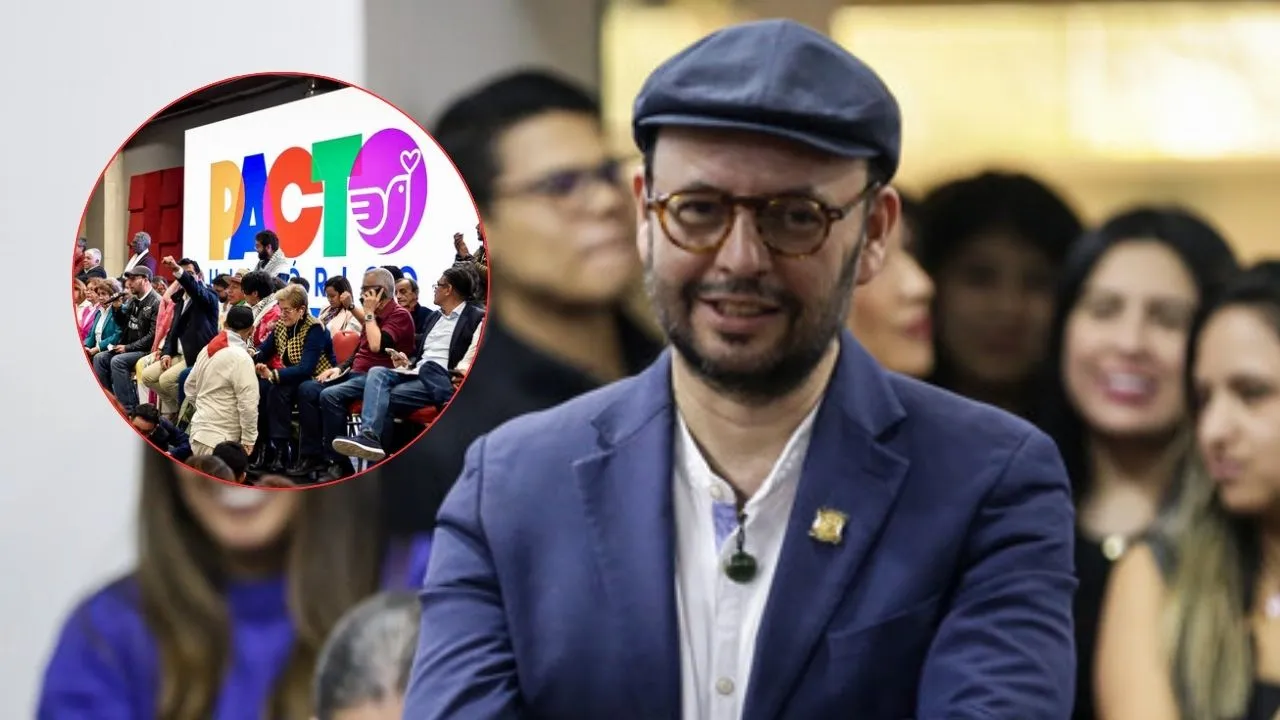 El representante y miembro del Comité Político del Pacto, Gabriel Becerra. Precandidatos, Congreso y Frente Amplio: la ruta electoral del Pacto Histórico
