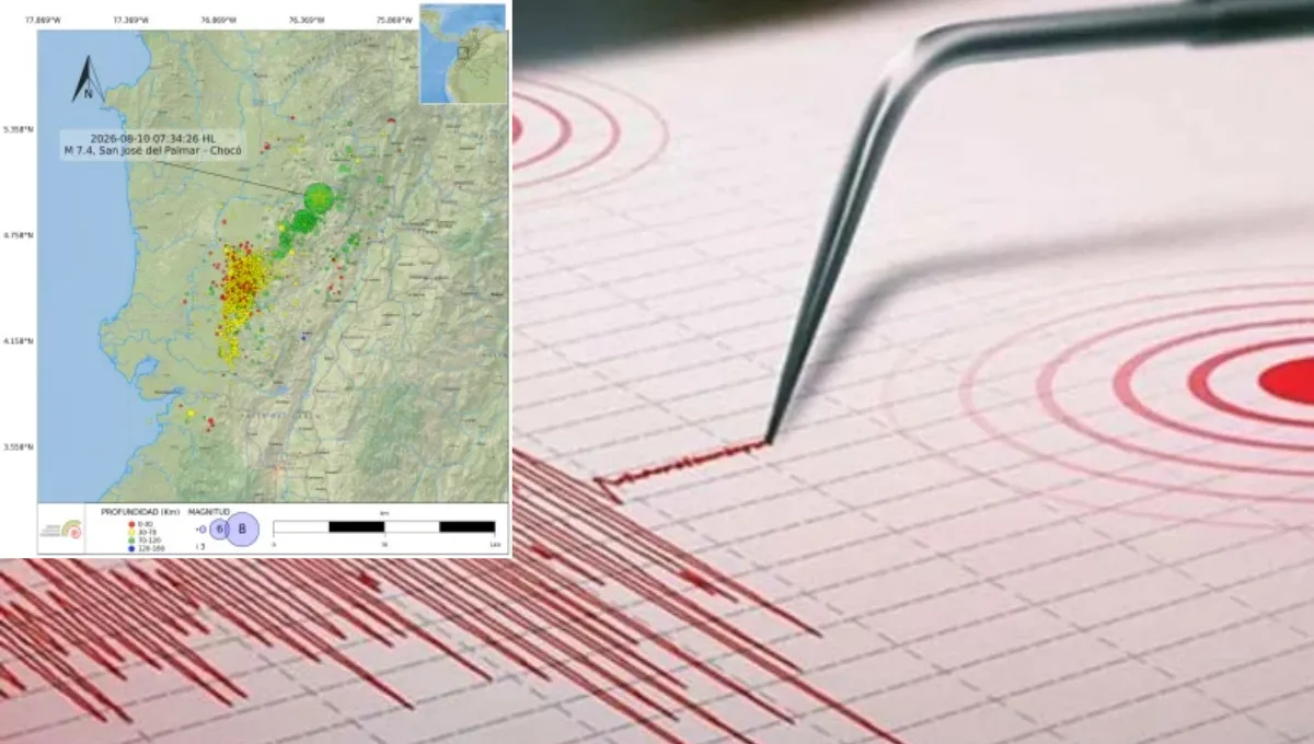 El SGC mantiene monitoreo de la actividad sísmica en Chocó y Tolima. ¿Qué está pasando en Chocó? SGC actualizó la actividad sísmica tras el terremoto de 7,4