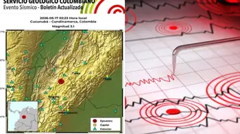 El sismo tuvo epicentro cerca de Cucunubá, en Cundinamarca. Sismo sacudió Colombia en la madrugada de este domingo: epicentro y magnitud