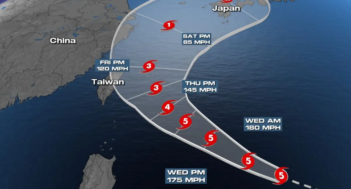 El supertifón Champi causa destrozos, inundaciones y caos en Japón y Taiwán EN VIVO | El supertifón Champi ya causa destrozos, inundaciones y caos en Japón, Taiwán y China