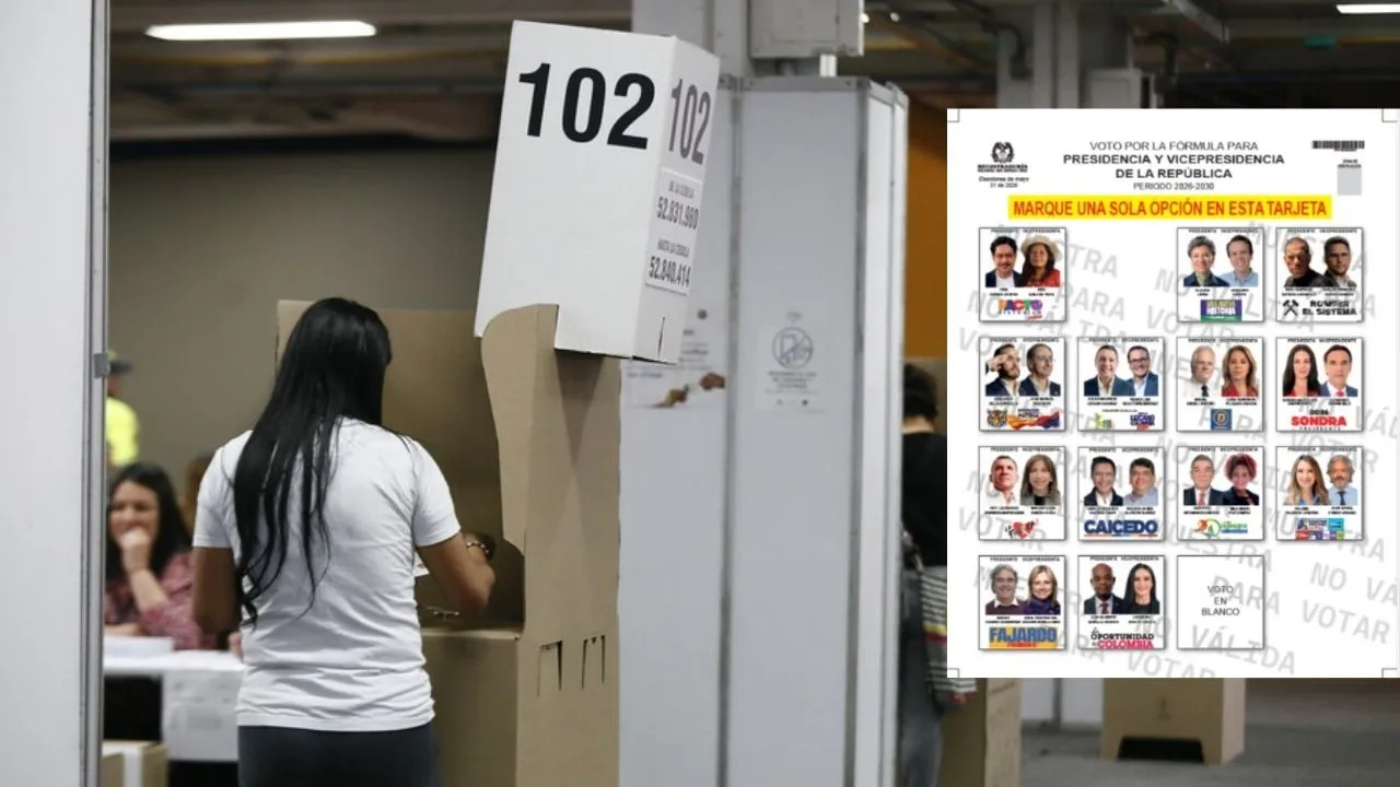 Elecciones y tarjetón oficial Ya no se pueden hacer cambios: inició la impresión del tarjetón para la primera vuelta presidencial