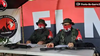ELN anunció juicio revolucionario en contra de agentes del CTI secuestrados El proceso ilegal del ELN contra los agentes de CTI y de la Dijin: anunciaron juicio condenatorio