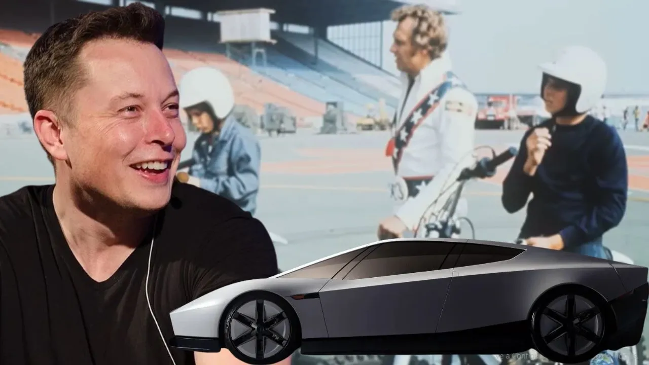 Elonk Musk dice que quiere lograr el salto que Knievel no hizo en el cañón Snake River Musk quiere saltar con el Tesla Roadster el cañón Snake River, donde cayó Evel Knievel en 1974