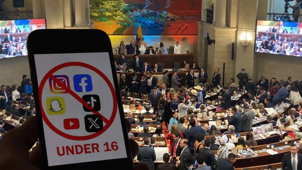 En el Congreso se radicó una iniciativa que prohibiría a menores de 16 años ¿Menores de 16 años no podrán usar redes sociales? Tramitan proyecto en el Congreso