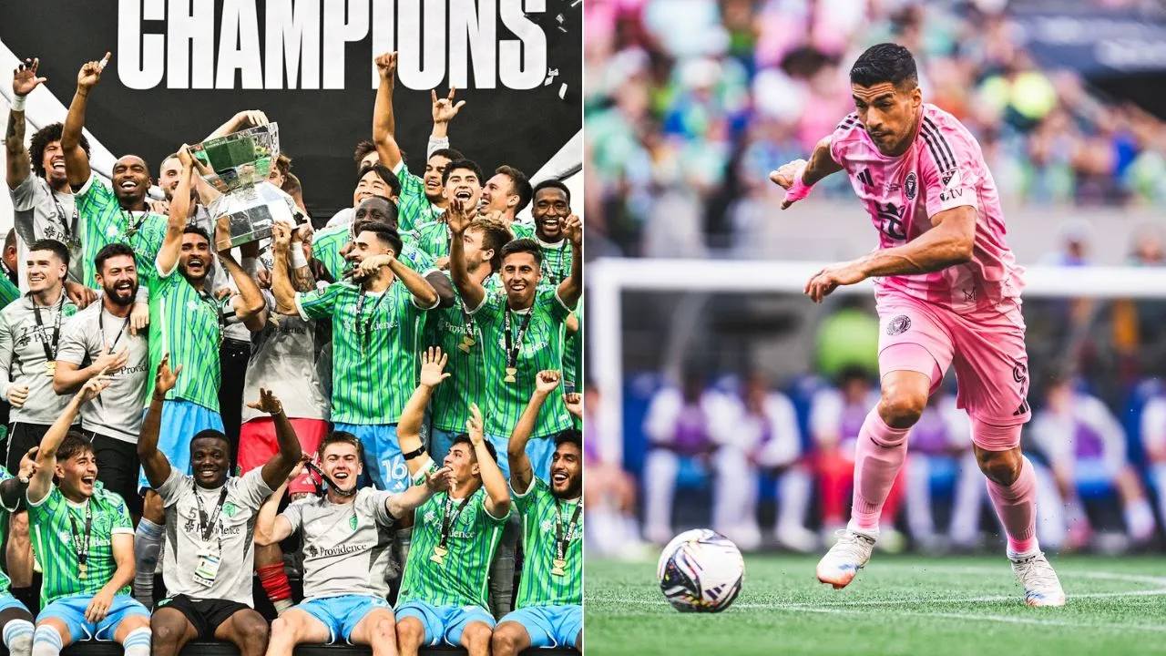 Escándalo de Suárez en la final de la Leagues Cup Seattle Sounders vs. Inter de Miami Agresiones, insultos y escupitajos: Luis Suárez empaña la final de la Leagues Cup
