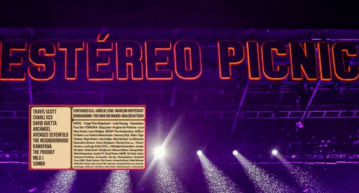 Estereo Picnic 2027 confirmado cartel Estéreo Picnic 2027 revela su cartel: Travis Scott, Charli XCX y David Guetta en line up