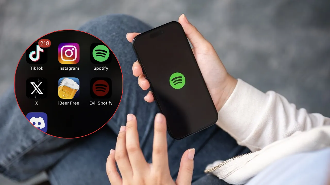 Evil Spotify aparece misteriosamente en móviles ¿Qué es Evil Spotify? La supuesta aplicación que 'aparece sorpresivamente' en los móviles de algunos usuarios