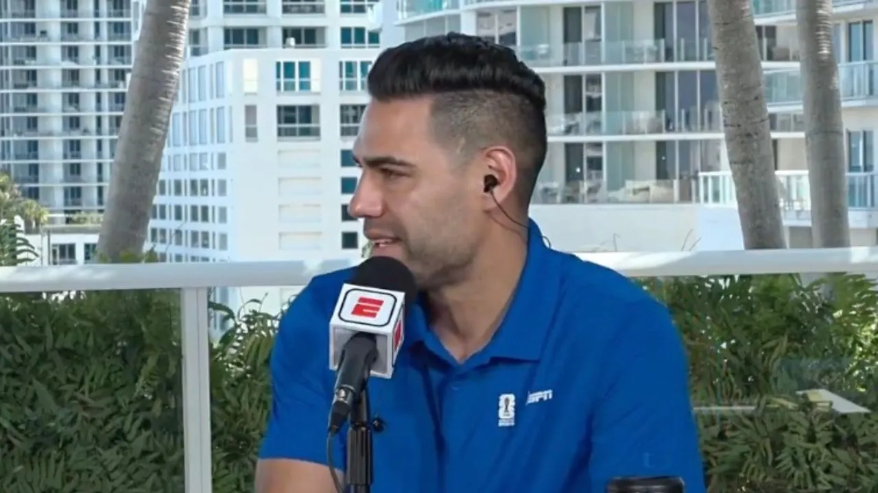Falcao García Radamel Falcao se estrenó como comentarista deportivo: ¿lo pusieron en aprietos?