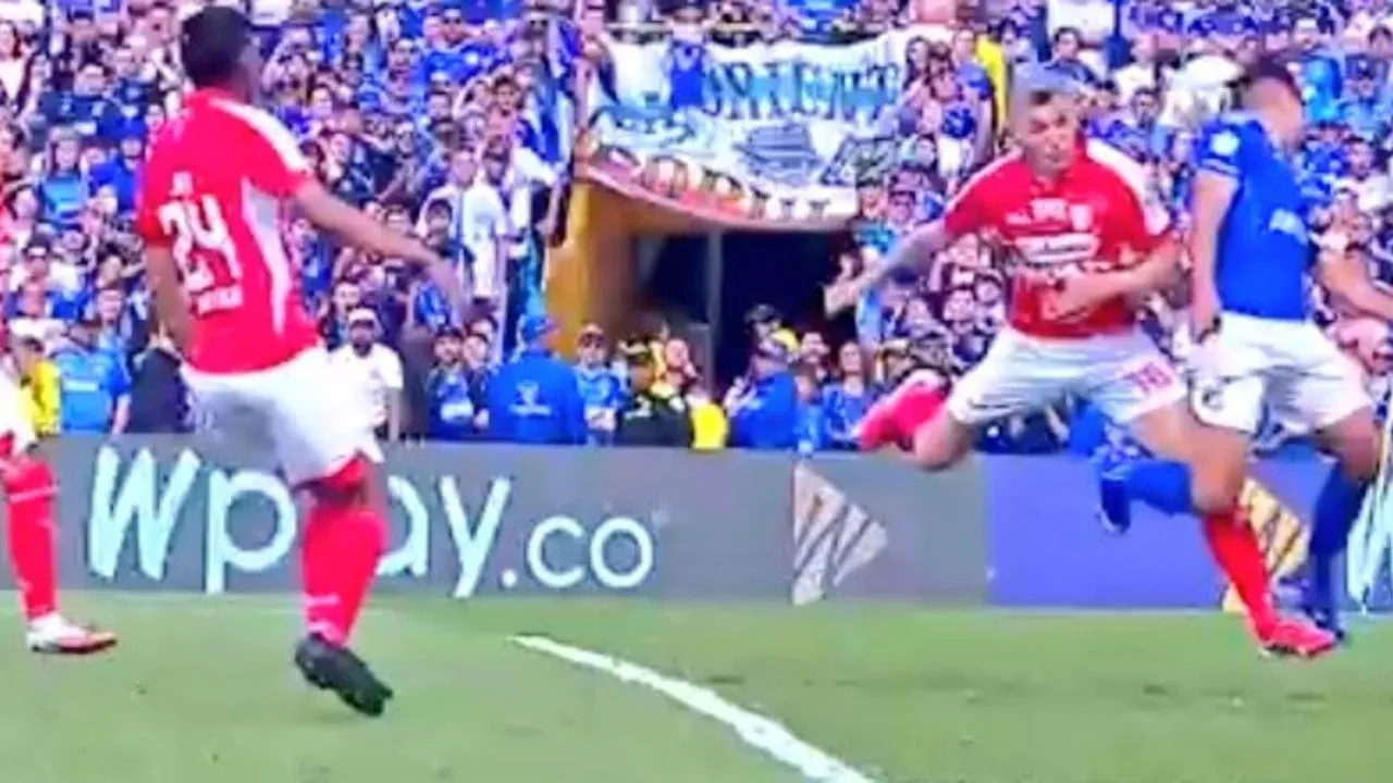Falcao penal a Millonarios “¿Es por ser a mí?” | Falcao explotó contra el arbitraje por penal no pitado contra Santa Fe