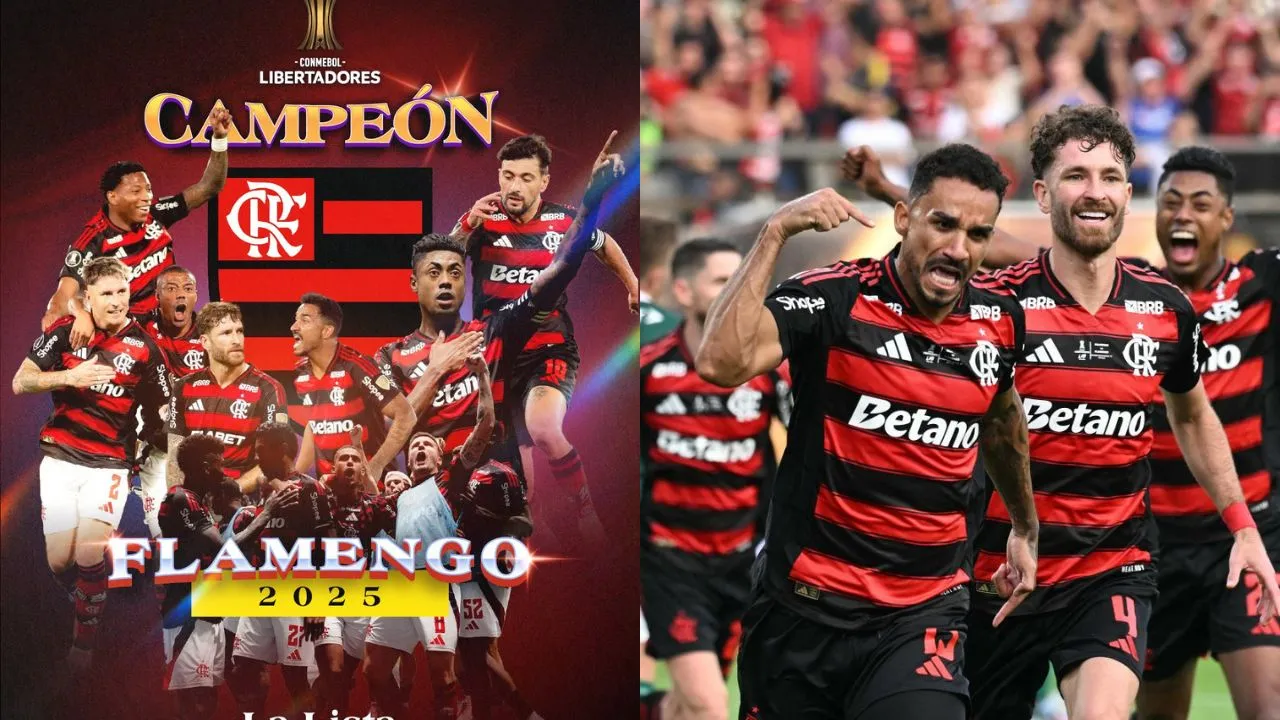 Flamengo levantó su cuarta Copa Libertadores tras vencer a Palmeiras. Flamengo se consagró campeón de la Copa Libertadores 2025 tras vencer 1-0 a Palmeiras