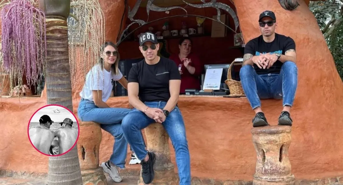 Foto de Leandro Castellanos y Miguel Castellanos Conmovedora foto de Leandro y Miguel Castellanos: mensaje de despedida entre hermanos