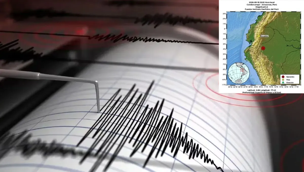 Fuerte temblor sacudió Amazonas, Perú, durante la madrugada de este sábado. Temblor en Perú: fuerte sismo hoy 19 de septiembre en Amazonas, ¿se sintió en Colombia?