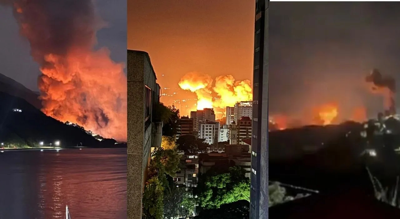 Fuertes explosiones en Venezuela URGENTE | Fuertes explosiones y bombardeos sacuden a Caracas