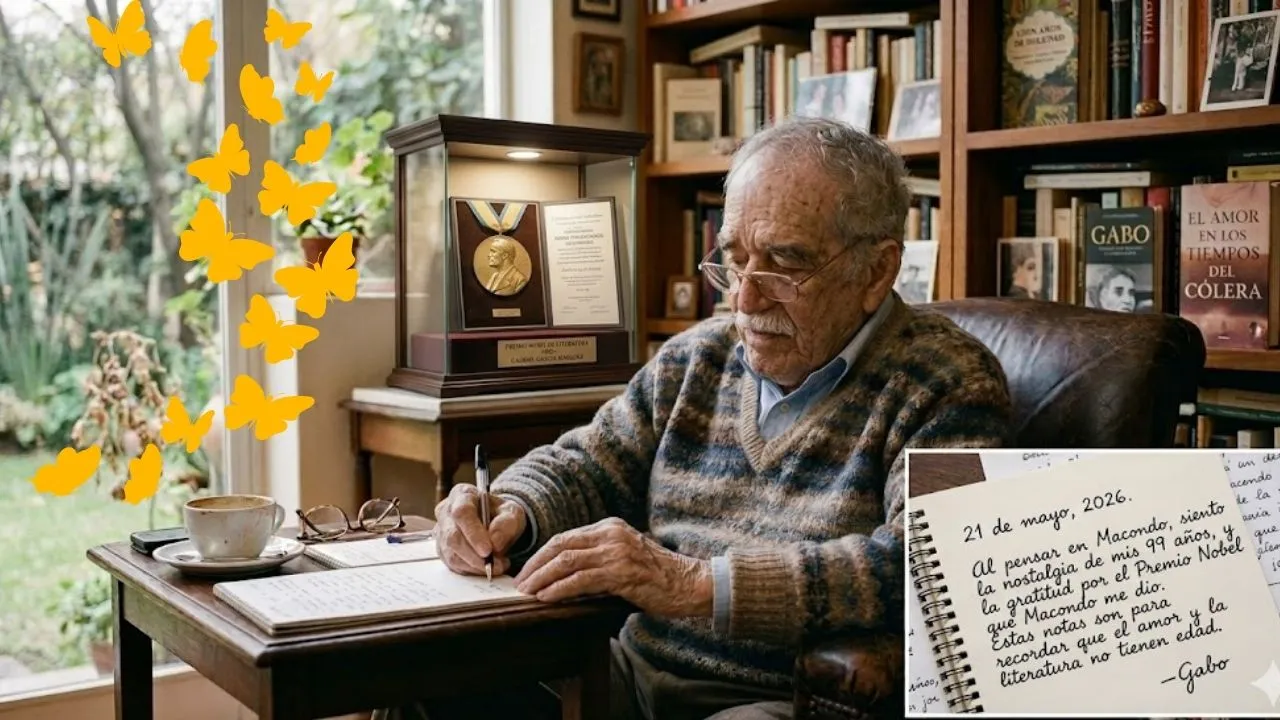 Gabriel García Márquez fue recreado por la IA, este 6 de marzo, en su cumpleaños 99. La IA 'eterniza' al Premio Nobel, Gabriel García Márquez, en su cumpleaños 99