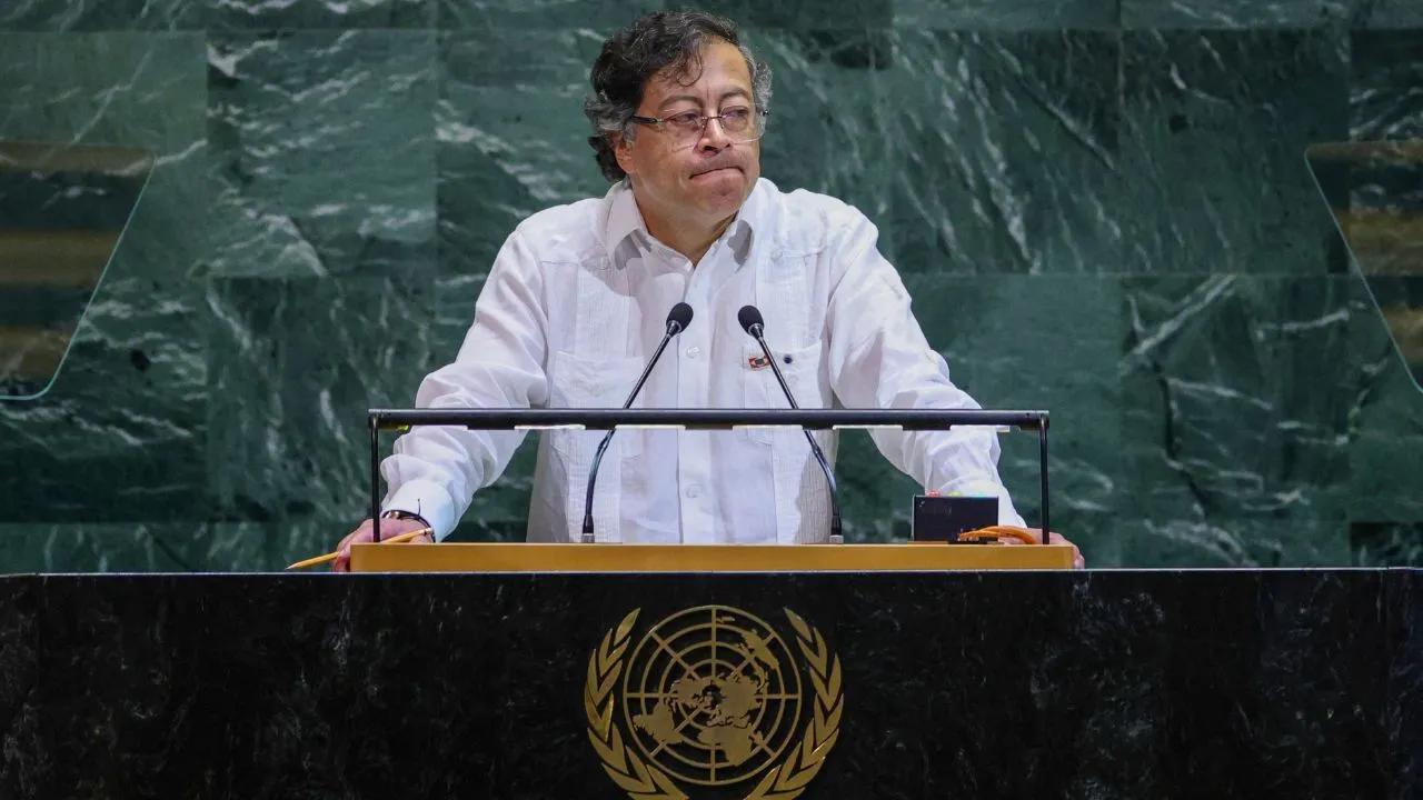 Gustavo Petro habló en la Asamblea General de las Naciones Unidas El mensaje de Petro en la ONU: "La política antidrogas es para dominar a los pueblos del sur"