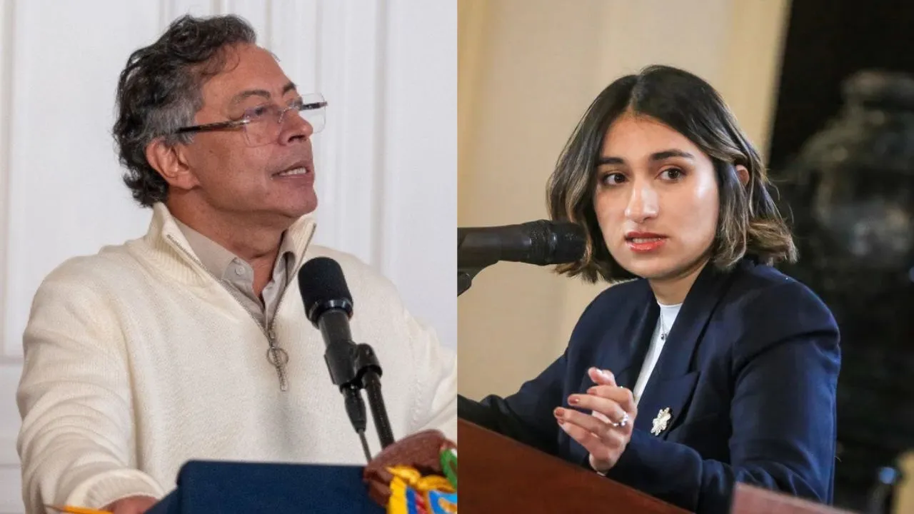 Gustavo Petro y Laura Sarabia, protagonistas del nuevo choque. La polémica por los interventores de la salud que enfrenta a Petro y Laura Sarabia