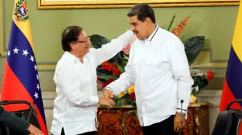 Gustavo Petro y Nicolás Maduro. Petro propone un “gobierno de transición compartida” para la crisis en Venezuela