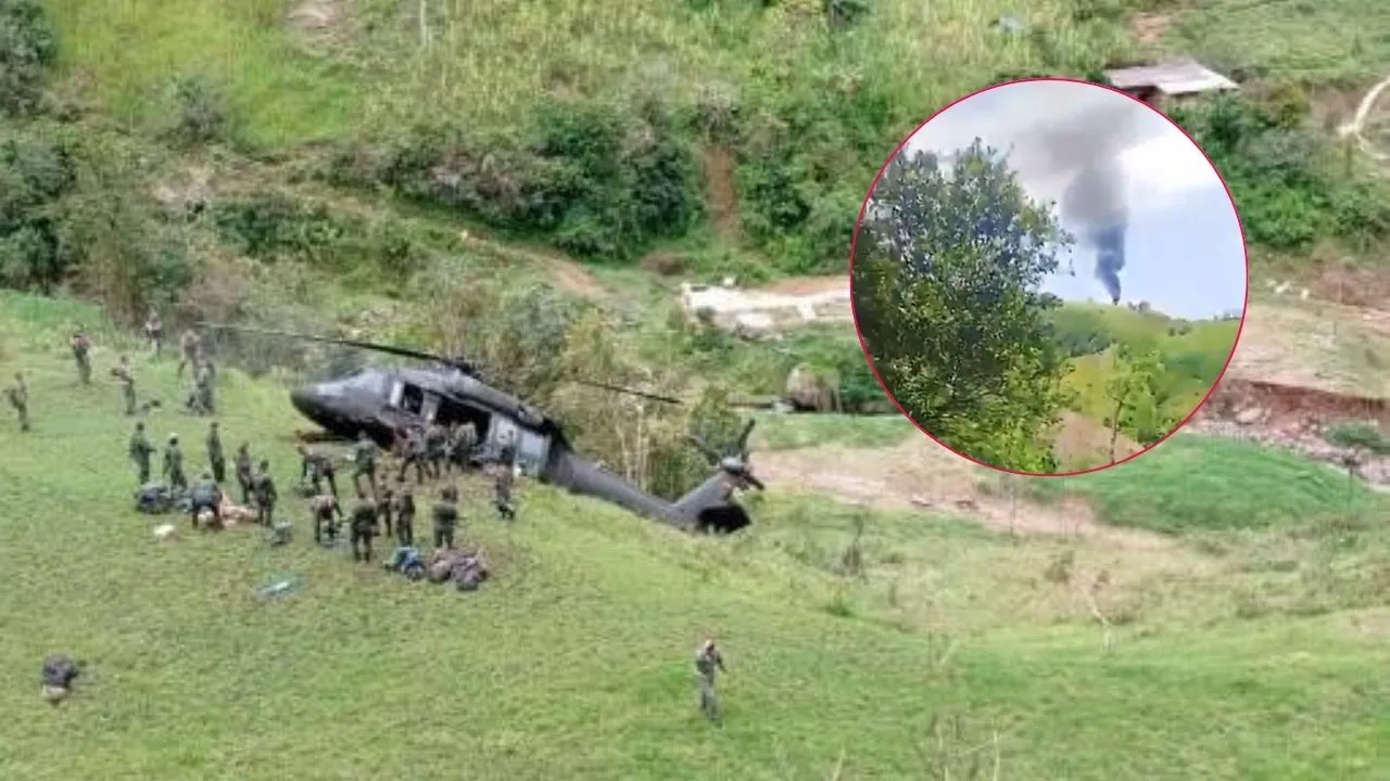 Helicóptero de la Policía es derribado en Amalfi, Antioquia ¿Qué se sabe del ataque a un helicóptero de la Policía en Amalfi?