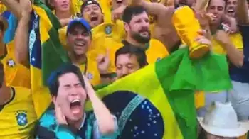 Hincha de Japón Video | El japonés que estuvo en el lugar equivocado en medio de la euforia brasileña