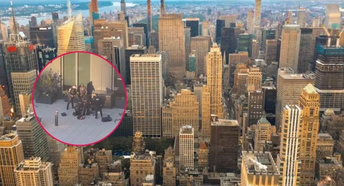 Hombre cae 24 pisos en Nueva York Hombre cayó 24 pisos desde un edificio en Nueva York: autoridades investigan extraño caso