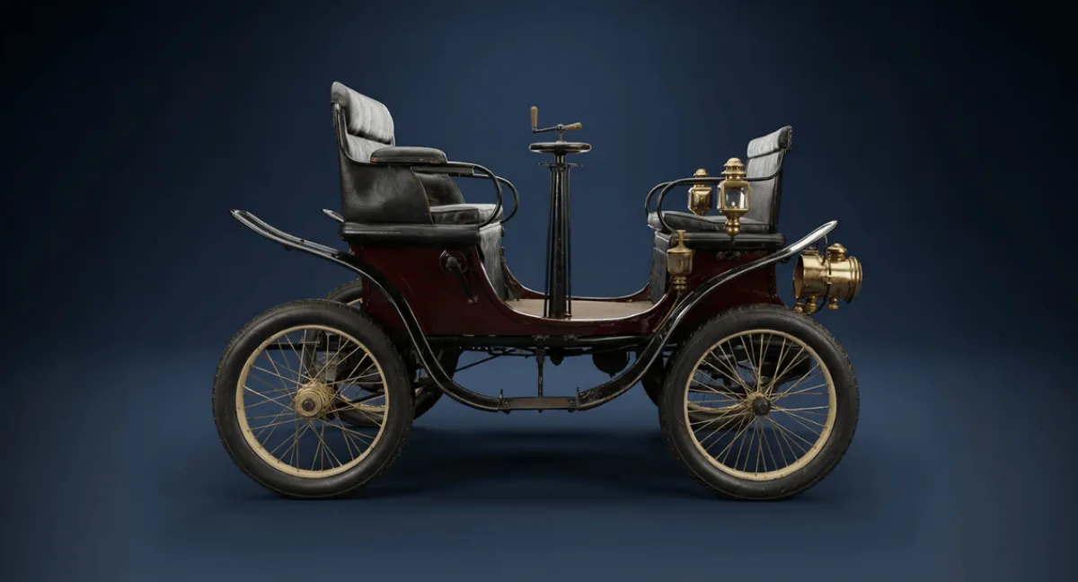 Imagen de referencia de un De Dion-Bouton vis-à-vis, el mismo modelo que trajo Amador. Hace 127 años circuló el primer carro en Colombia: ¿cuál fue y quién era el hombre que lo importó?