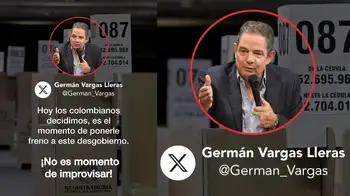 Imagen tomada de la red social X, puesta en la cuenta verificada de Germán Vargas Lleras. Justo hace un mes, Germán Vargas Lleras escribió su último mensaje en X: "Freno a este desgobierno"