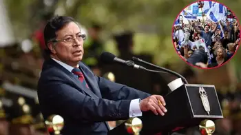 El presidente Gustavo Petro celebró la tregua alcanzada en Gaza. Gobierno colombiano celebra cese al fuego en la Franja de Gaza