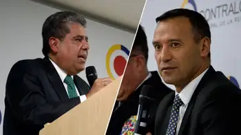 Ministro de defensa Pedro Sanchez y contralor general Carlos Rodríguez En riesgo la seguridad del país: Contraloría prende las alarmas por falta de inversión tecnológica