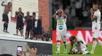 Once Caldas celebró como campeón antes del partido y terminó eliminado. Se agranda el papelón: Once Caldas celebró como campeón y terminó eliminado de la Sudamericana