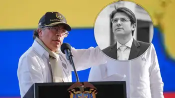 Gustavo Petro durante un discurso en Timbío, Cauca, este 11 de septiembre de 2025. 'Según indicios conseguidos, el asesino posible del senador Uribe Turbay vive en Europa': Petro