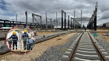 Obras patio taller Metro En fotos: los últimos detalles para la llegada del Metro a Bogotá