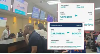 Pasajeros de vuelo de JetSMART Cartagena - Bogotá ¿Quién controla las aerolíneas de bajo costo en Colombia?: Denuncian supuesto abuso de una compañía aérea