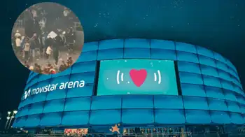 Escenario del concierto que terminó en disturbios en Bogotá Disturbios en el Movistar Arena: La Policía fue notificada solo cuando la violencia ya había estallado