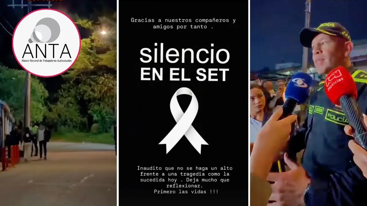 Imágenes asociadas al ataque con arma blanca en Bogotá 'Silencio en el set': Giro en espantosa tragedia durante grabación de afamada serie de televisión