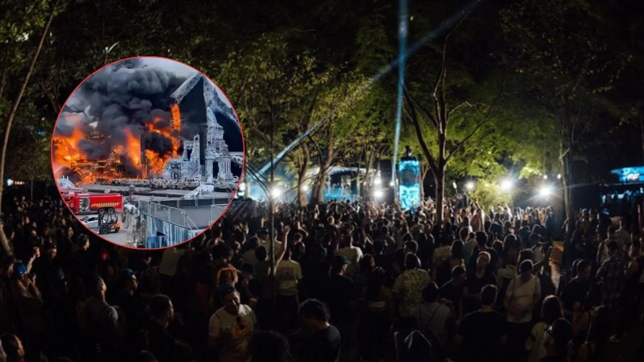 Incendio en el escenario del Tomorrowland a dos días de iniciar Misterioso incendio en Tomorrowland: el escenario principal ardió días antes de su inauguración