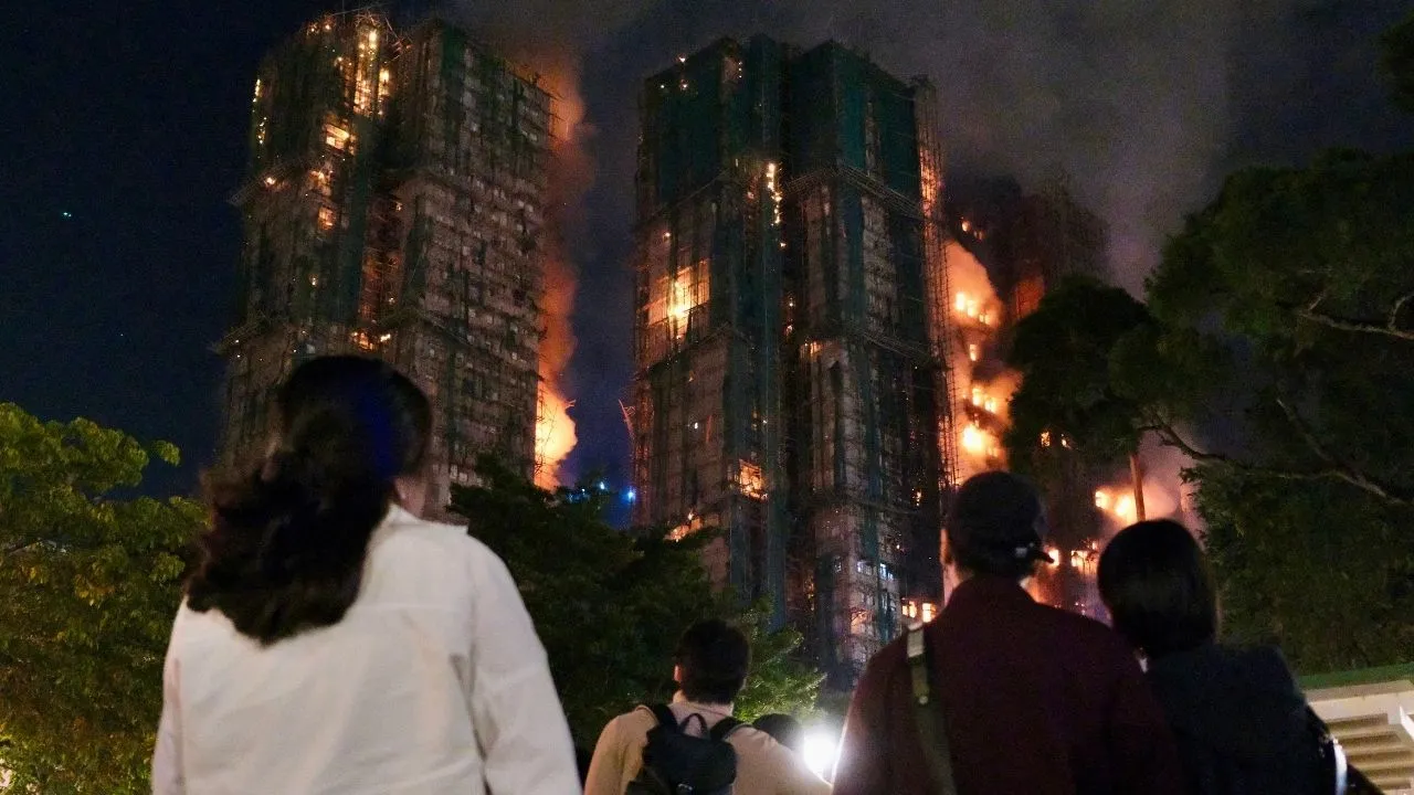 Incendio en Hong Kong Lo que se sabe sobre el impresionante incendio en Hong Kong