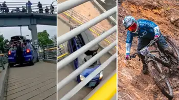 Involucrado caso puente ¿De denunciante a denunciado? Este hombre estaría detrás del video del carro en el puente peatonal